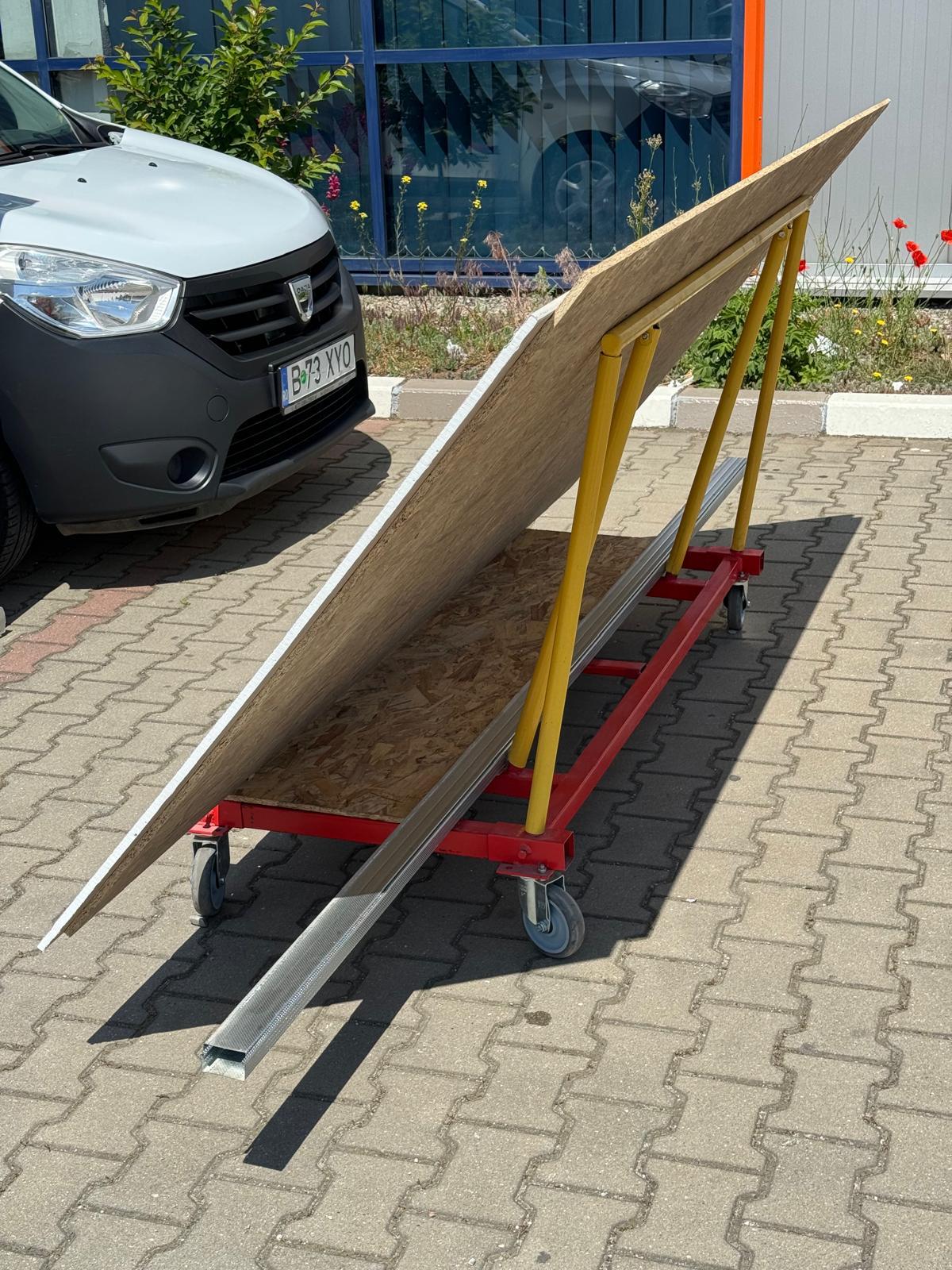 Carucior Demontabil Transport Materiale Constructii